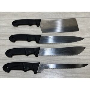 Kitchen Worthy Kitchen Knives (Set of 4)‎ Stainless Steel Plastic Handle